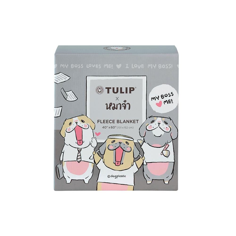 ผ้าห่ม TULIP หมาจ๋า 40X60 นิ้ว 02106-TFG04