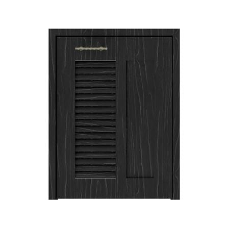 บานถังแก๊สเกล็ดผสม JUPITER GLORY OAK 57x74 ซม. สีดำ