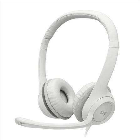 หูฟัง LOGITECH H390 สีขาว_0