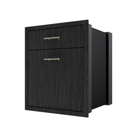 ตู้ลิ้นชัก 2 ชั้น JUPITER GLORY OAK 57x67 ซม. สีดำ