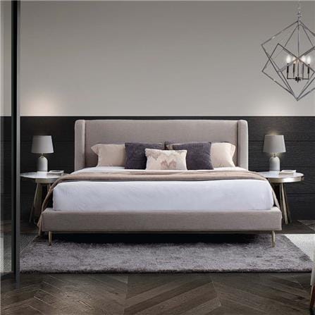เตียง 6 ฟุต SB FURNITURE FLAVIO 19212616 สีเทา_4