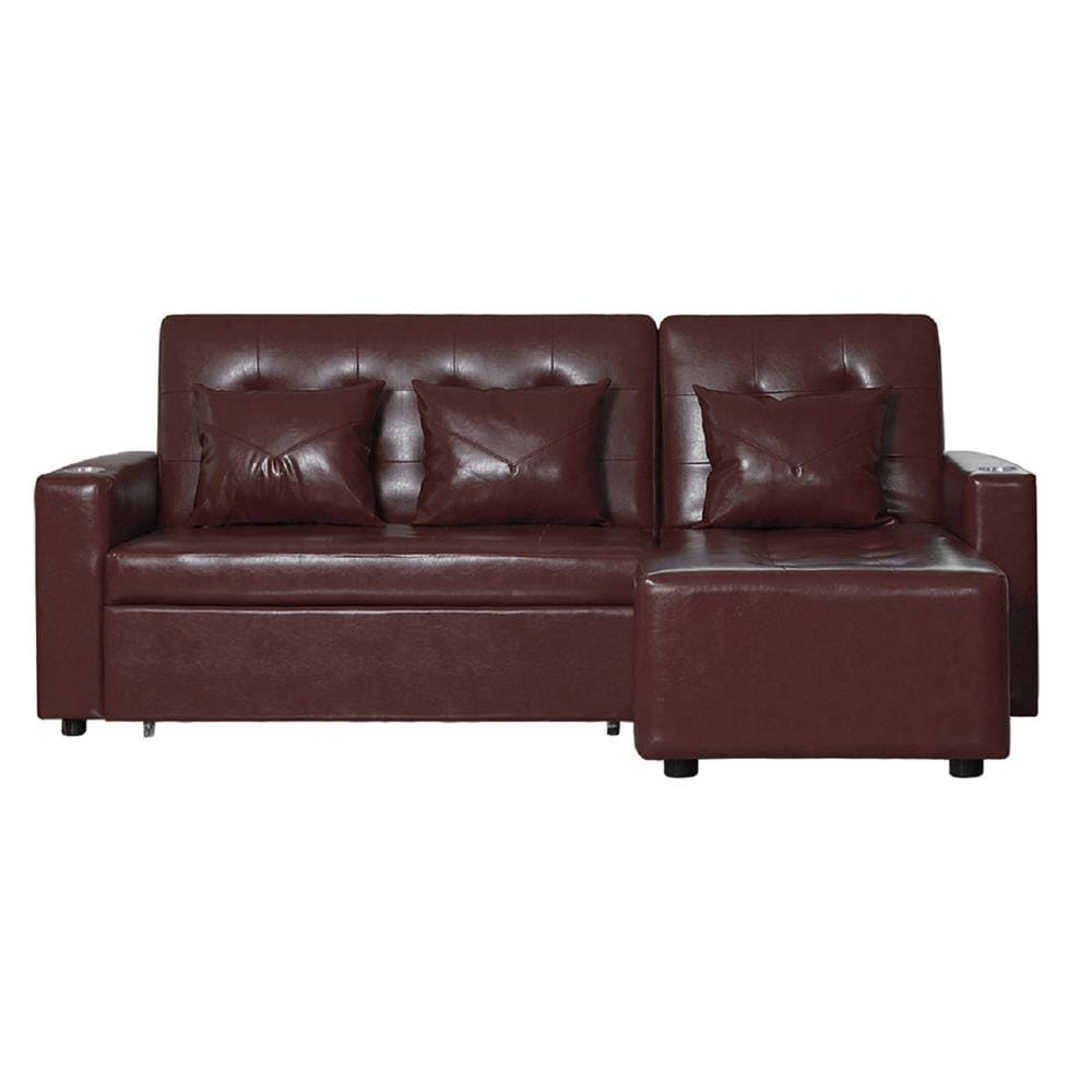โซฟาเบด AS FURNITURE ALICE LBWB22 สีน้ำตาลเข้ม