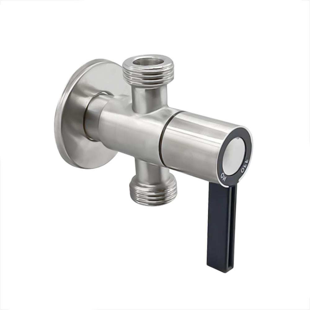 สต๊อปวาล์ว 2 ทาง LUZERN LSV-312 สีสเตนเลส