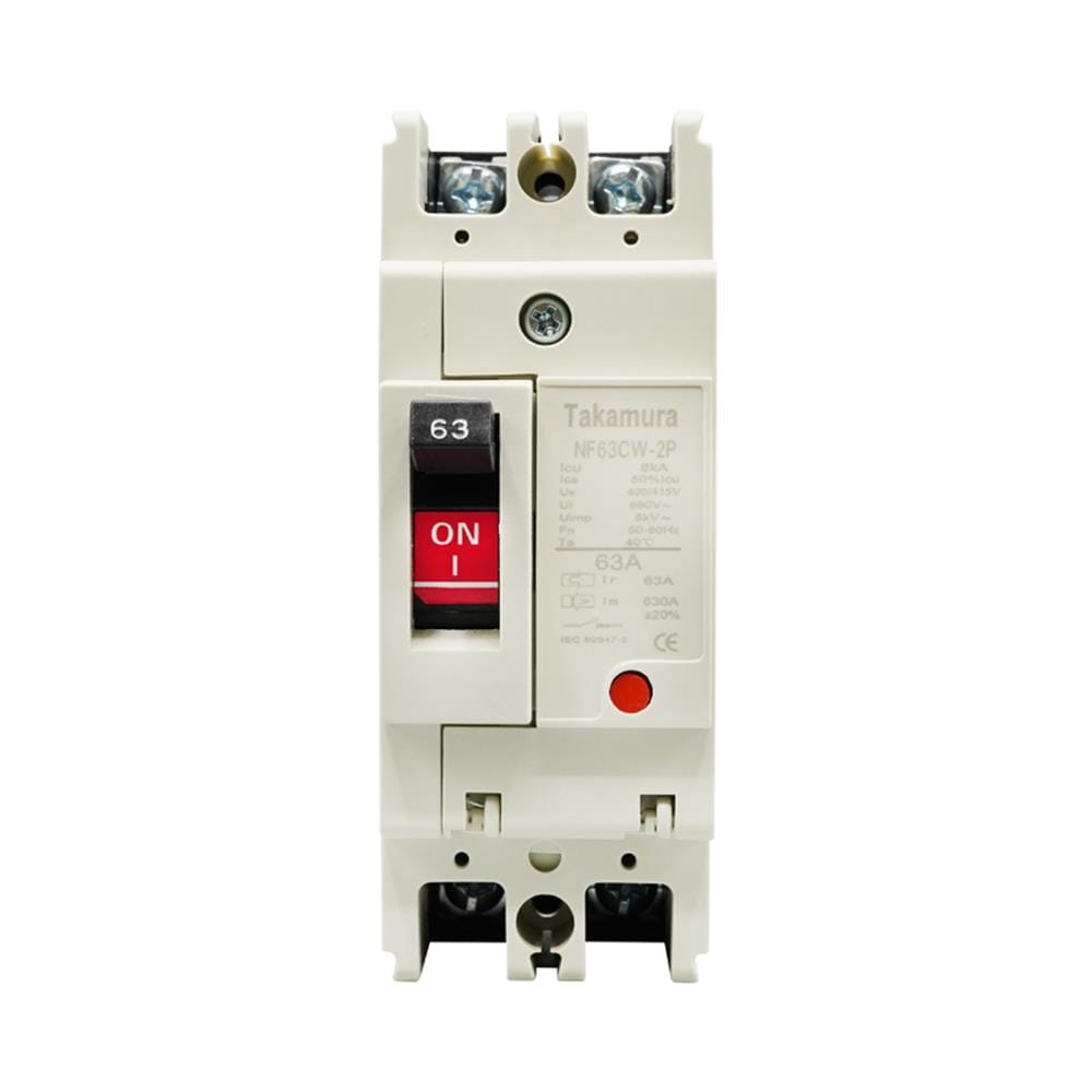 ออโต้เบรกเกอร์ TAKAMURA TNF63CW-2P63A 7.5KA 1 เฟส