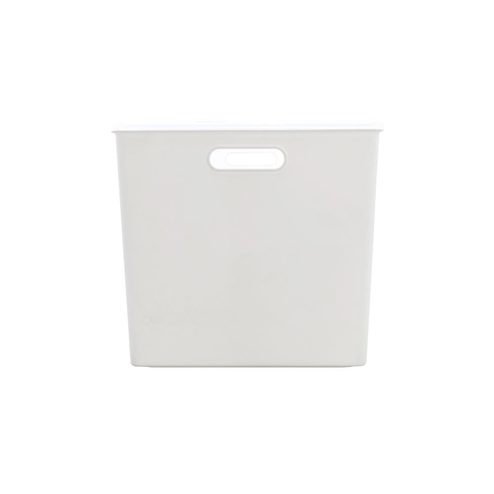 กล่องเก็บของมีฝา STACKO BT40-2 26.3x38.6x23 ซม. สีขาว