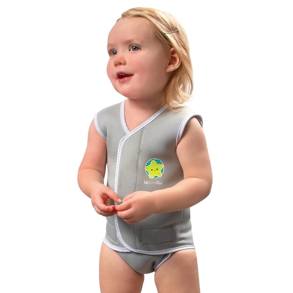 ชุดว่ายน้ำเด็ก BBLUV SIZE M GREY_4