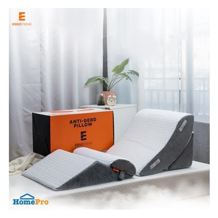หมอนสุขภาพ เมมโมรี่โฟม ERGOTREND ANTI GERD 60x68x20 ซม. สีขาว_2