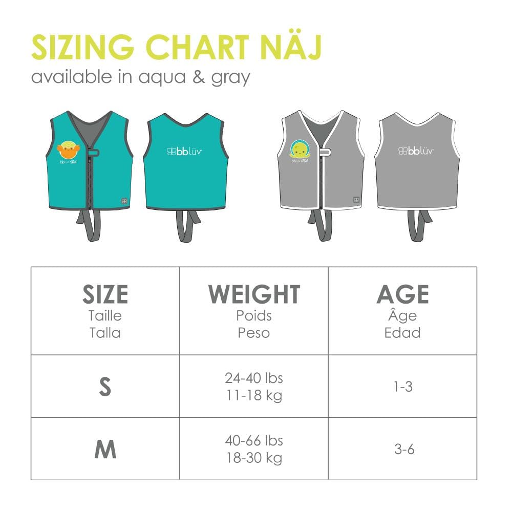 เสื้อชูชีพเด็ก BBLUV NAJ SIZE M GREY_2