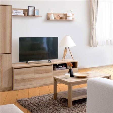 ตู้วางทีวี KONCEPT TIMBUR 19215561 160 ซม. สีลินด์เบิร์กโอ๊ค_5