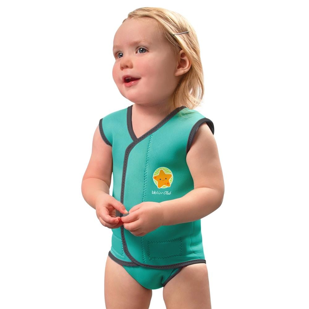 ชุดว่ายน้ำเด็ก BBLUV SIZE M AQUA_3