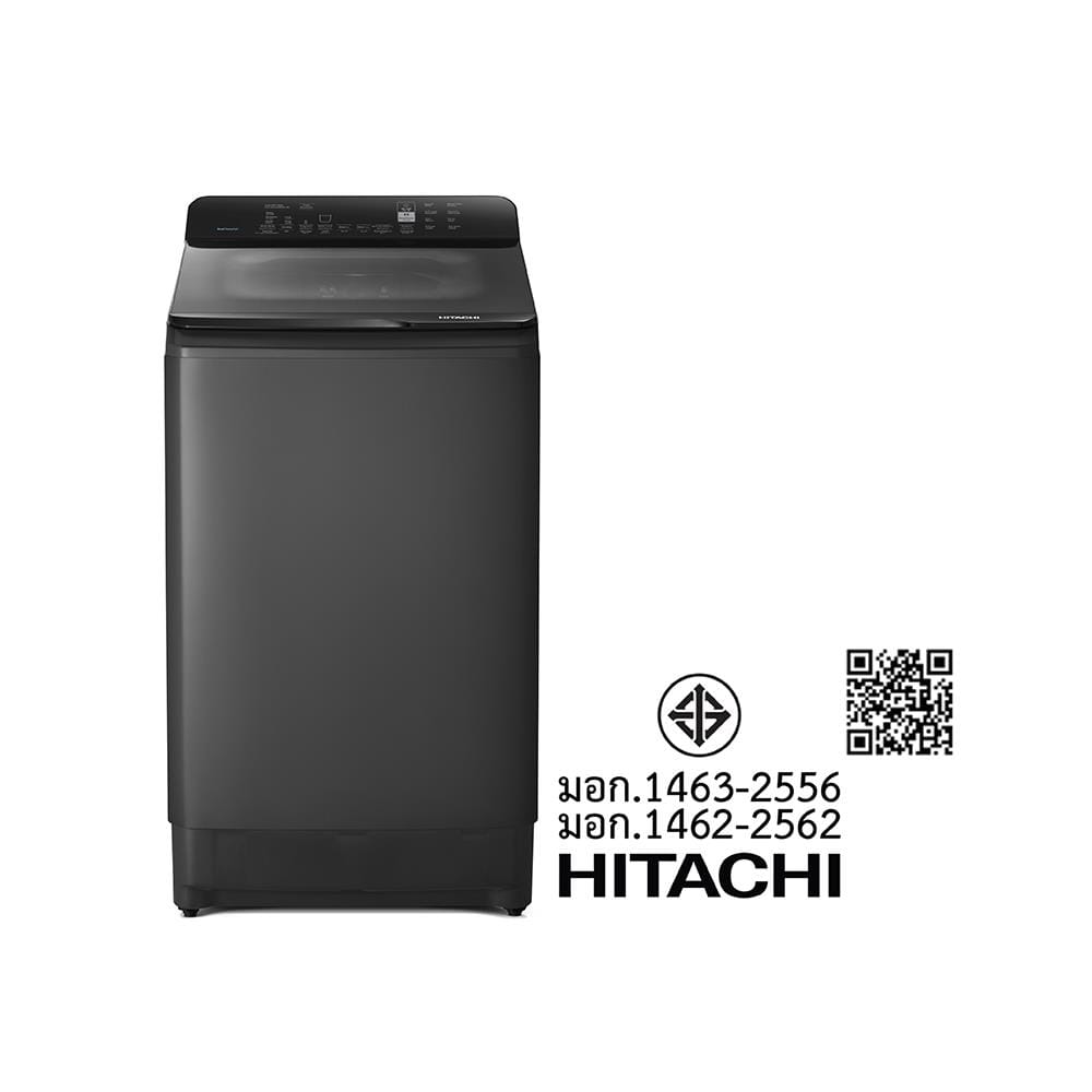 เครื่องซักผ้าฝาบน HITACHI LTL H3MVW0T 13.5 กก. สีเทา อินเวอร์เตอร์
