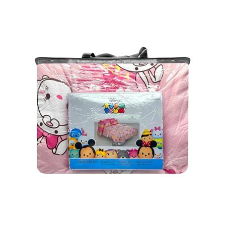 ชุดผ้าปูที่นอน 6 ฟุต 6 ชิ้น FOUNTAIN TSUMTSUM 70209-FTC137_3