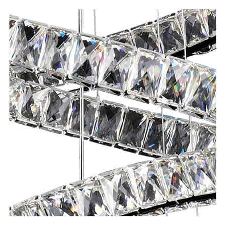ไฟช่อ LED EVL CFC-11079 100 วัตต์ DAYLIGHT/COOL WHITE/WARM WHITE สีใส/เงิน 5 หัว_1