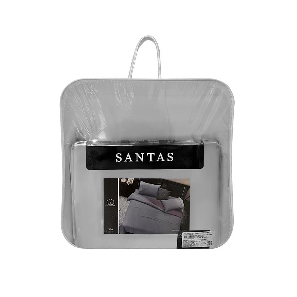 ชุดผ้าปูที่นอน 6 ฟุต 7 ชิ้น SANTAS PINE GR