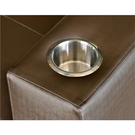 โซฟาเบด FURDINI FOSTER PVC สีน้ำตาลเข้ม_5