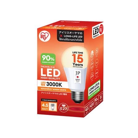 หลอด LED IRIS OHYAMA THLDA5L-H-4 4.5 วัตต์ WARM WHITE E27_1