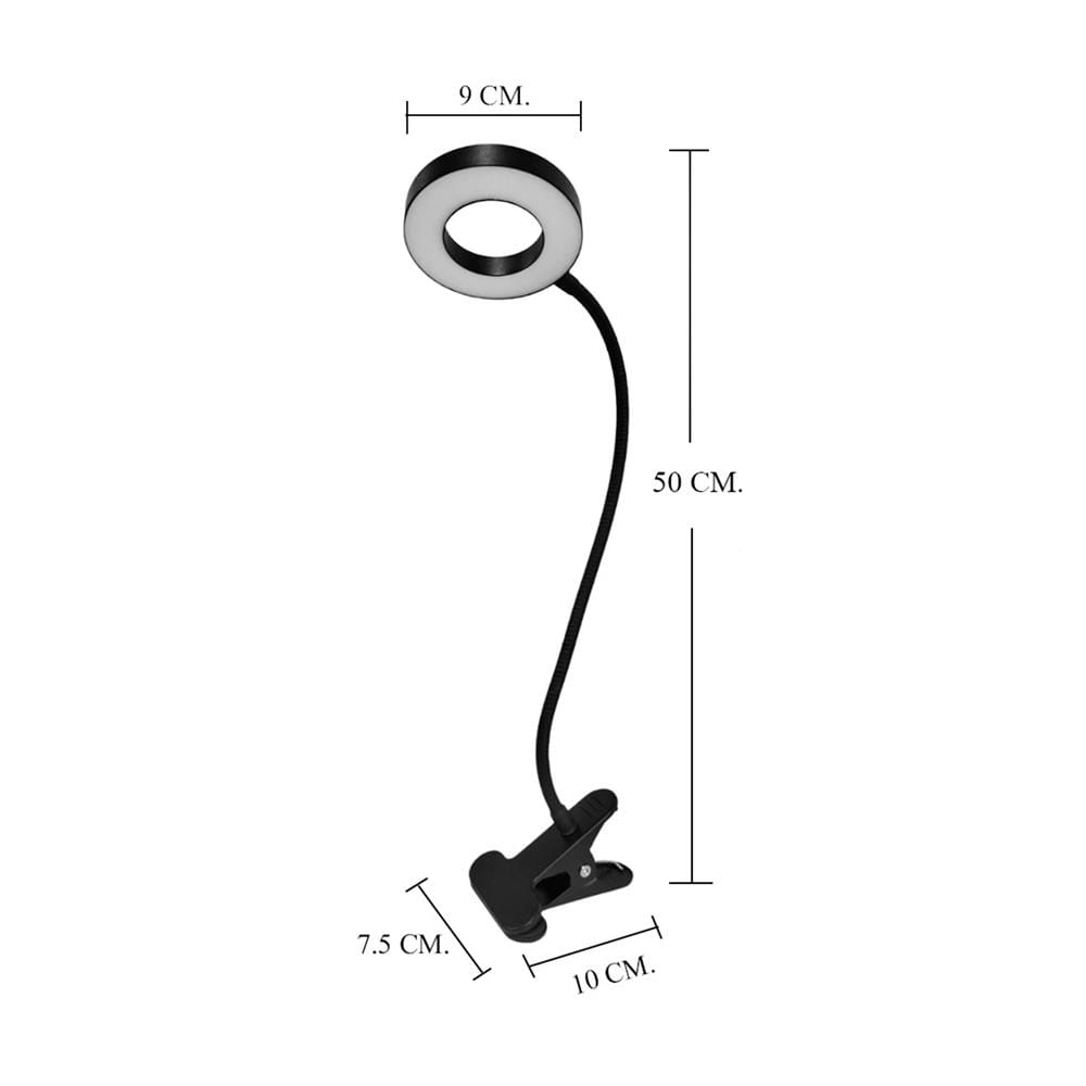 ไฟอ่านหนังสือ LED CARINI SRC-002BK 5 วัตต์ สีดำ