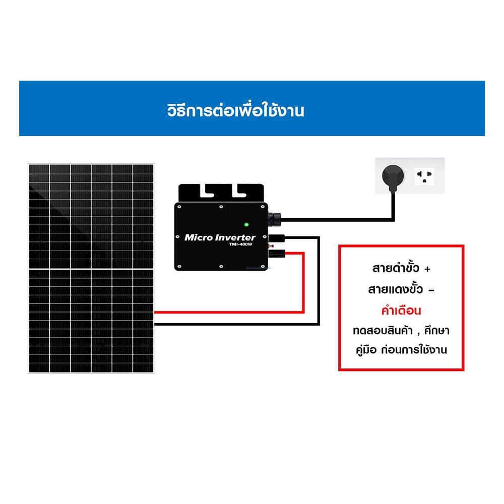 ชุดโซลาร์เซลล์ TRANSPOWER EASY KIT SET 400 วัตต์