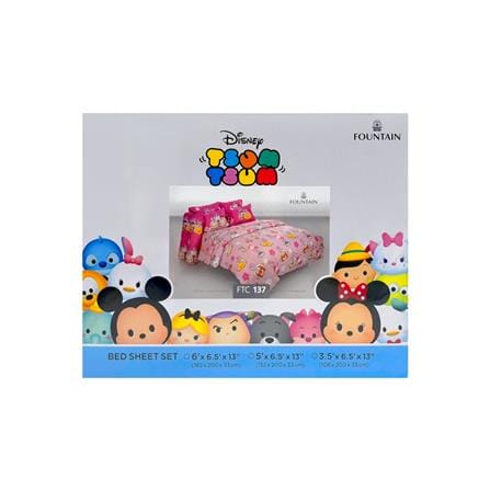 ชุดผ้าปูที่นอน 5 ฟุต 5 ชิ้น FOUNTAIN TSUMTSUM 70107-FTC137_3