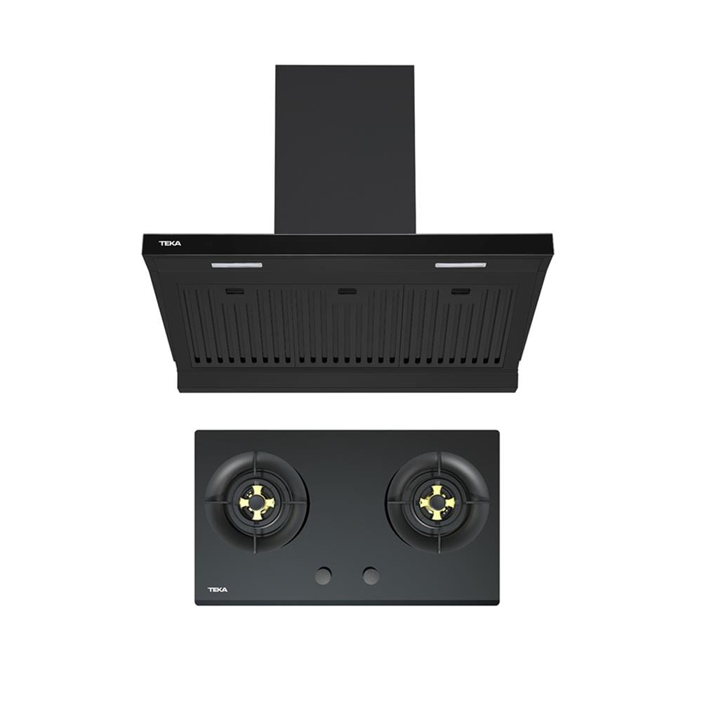 เตาฝัง+เครื่องดูดควัน TEKA GTS78 2G+DHA90 BK