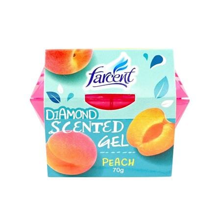 เจลปรับอากาศ FARCENT DIAMOND 70 กรัม กลิ่นพีช
