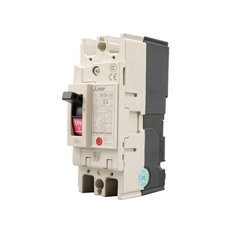 เซอร์กิตเบรกเกอร์ 50 แอมป์ 2 โพล 1 เฟส MITSUBISHI NF63-CV 7.5 KA 230V_1