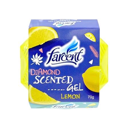 เจลปรับอากาศ FARCENT DIAMOND 70 กรัม กลิ่นเลมอน_1