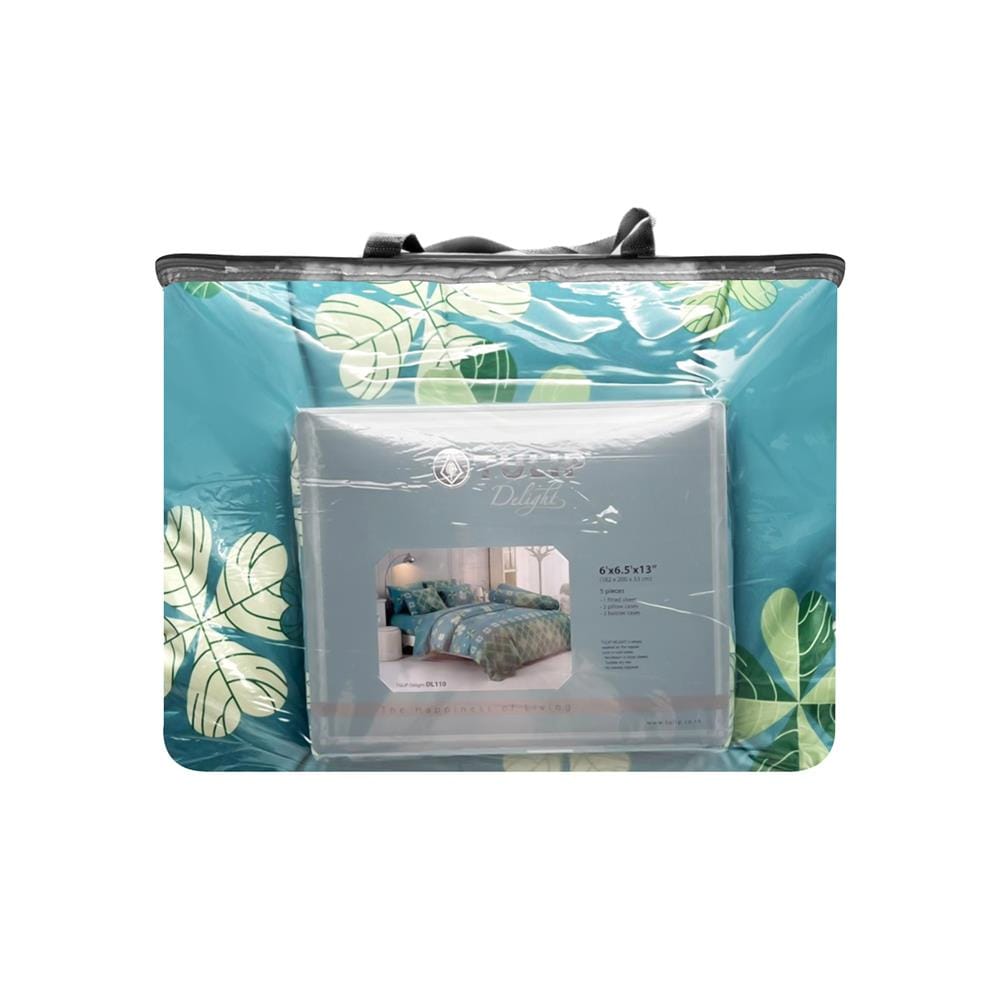 ชุดผ้าปูที่นอน 6 ฟุต 6 ชิ้น TULIP DELIGHT 60204-DL110
