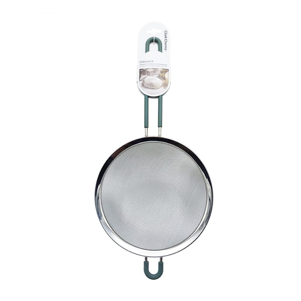 กระชอนสเตนเลส COOK CHARMY CYAN 20 ซม. สีฟ้า/สเตนเลส