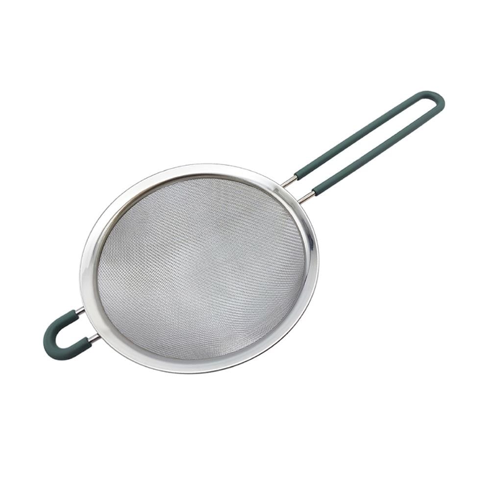 กระชอนสเตนเลส COOK CHARMY CYAN 18 ซม. สีฟ้า/สเตนเลส