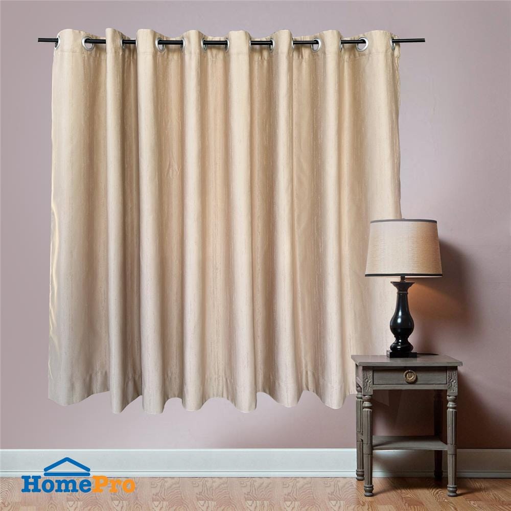 ผ้าม่าน EYELET HOME LIVING STYLE BEECH UV 270X160 ซม. สีครีม