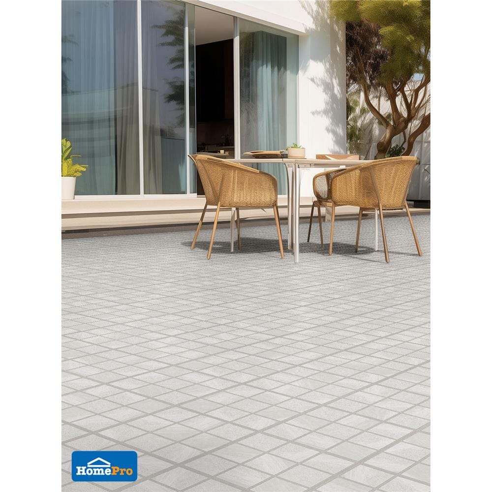 กระเบื้องพื้นพอร์ซเลน  40x40 ซม. TARA โซล โบน A 0.96 ตร.ม.