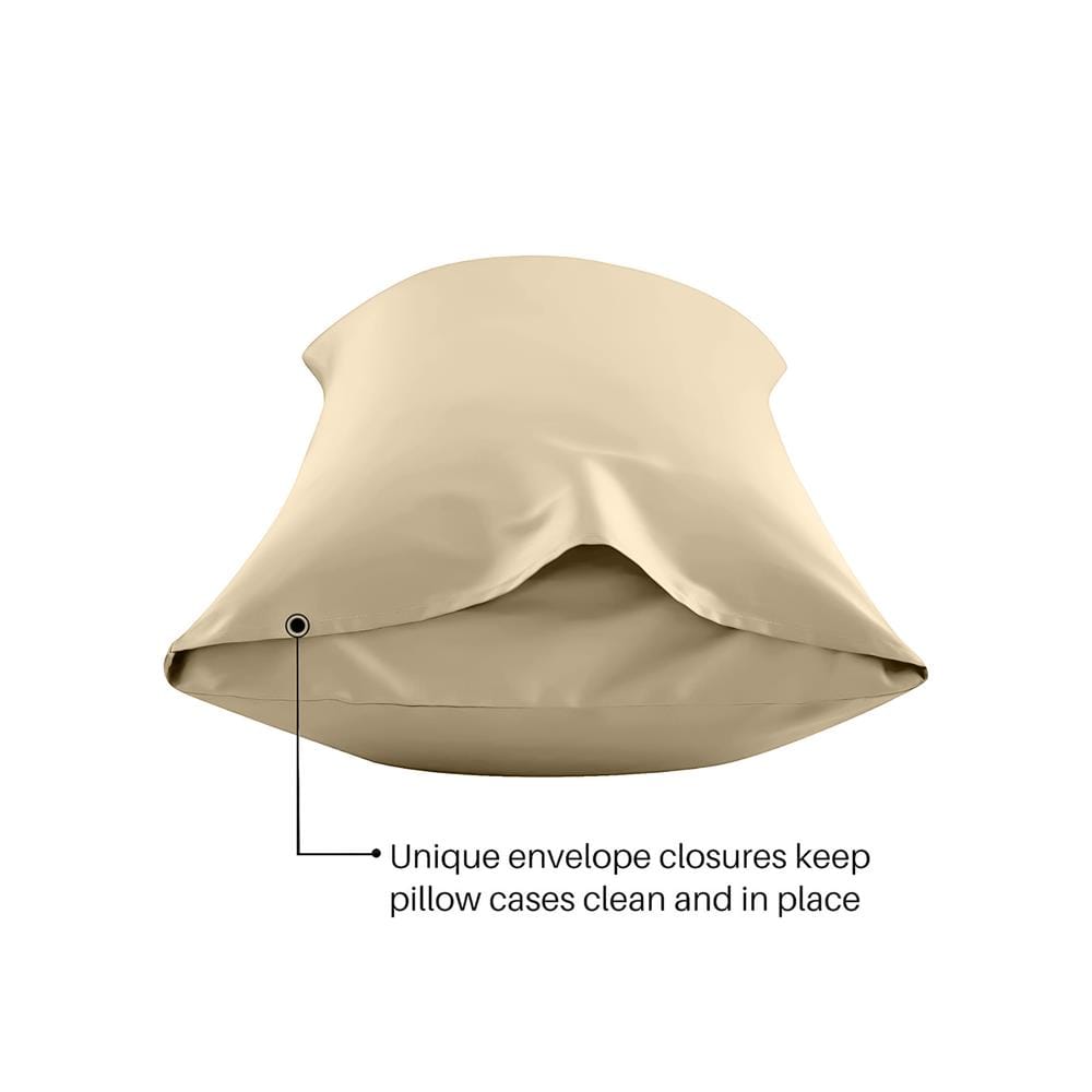 ปลอกหมอน BODY BED CLIP MICROTEX สี BEIGE