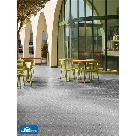 กระเบื้องพื้นพอร์ซเลน  40x40 ซม. TARA เคลย์ตัน เทา A 0.96 ตร.ม._3
