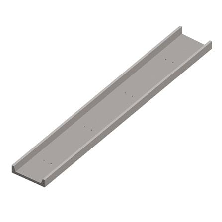 ไม้ตกแต่งซีเฟรม พร้อมอุปกรณ์สกรู DURAONE 22.3X300X1.2 ซม. สีซีเมนต์_1