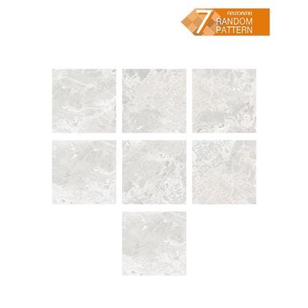 กระเบื้องพื้นพอร์ซเลน  40x40 ซม. TARA บราเก้ เทาอ่อน A 0.96 ตร.ม._1