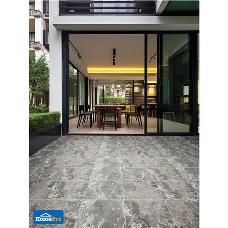 กระเบื้องพื้นพอร์ซเลน  40x40 ซม. TARA บราเก้ เทาเข้ม A 0.96 ตร.ม._2