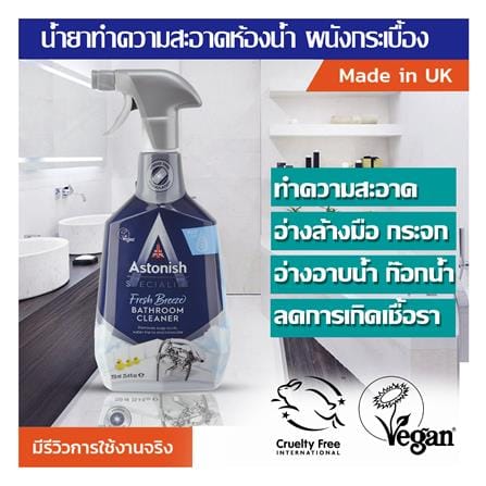 สเปรย์น้ำยาทำความสะอาดห้องน้ำ ASTONISH 750 มล._2