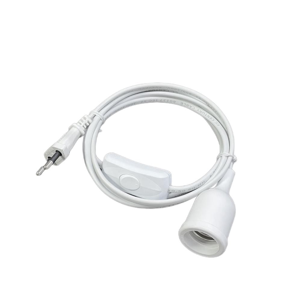 ขั้วหลอดพร้อมสายมีสวิตช์ SOKAWA S-326 2 เมตร สีขาว