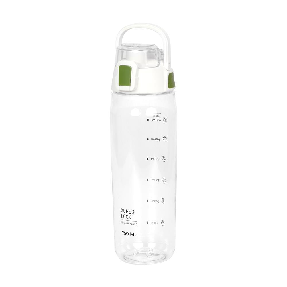 ขวดน้ำ PP SUPER LOCK CLASSIC 6932 0.75 ลิตร สีเขียว