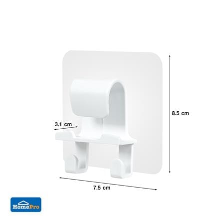 ขอแขวนกะละมังติดเทปกาว PLIM 5400 สีขาว_5
