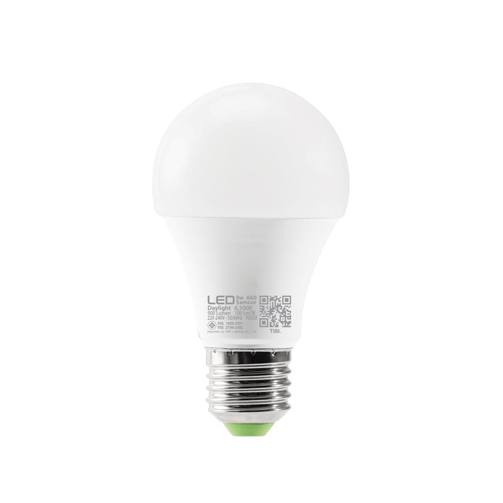 หลอด LED EVE A60 LIGHT SENSOR 9 วัตต์ DAYLIGHT E27