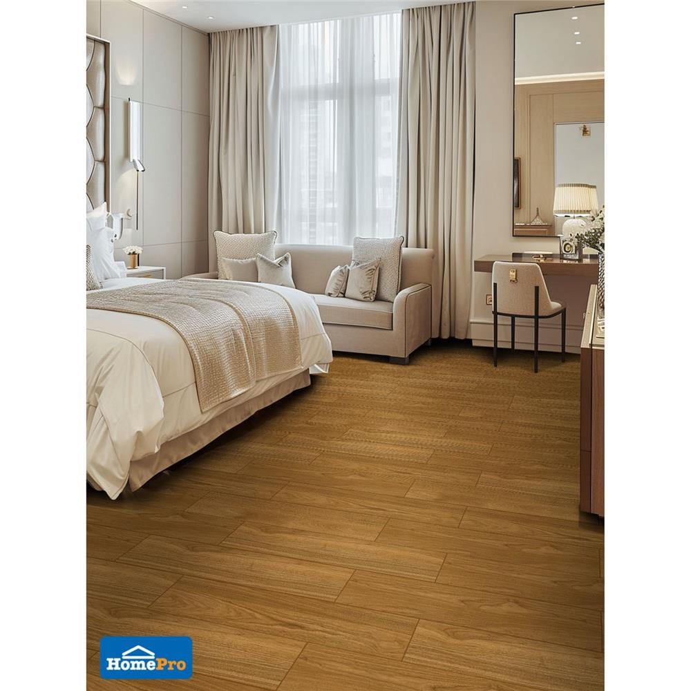 กระเบื้องพื้นพอร์ซเลน 20x120 ซม. TARA โบรโม่ น้ำตาลอ่อน A 1.2 ตร.ม.