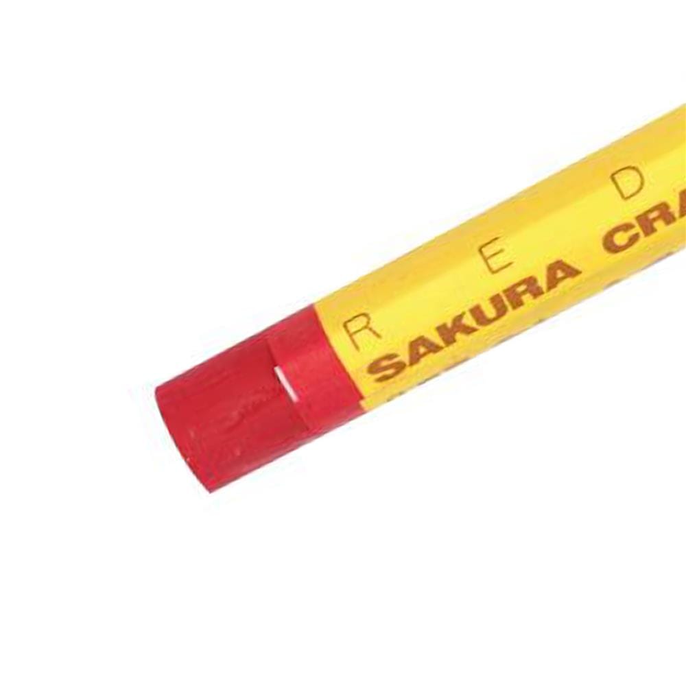 สีชอล์คเดี่ยว SAKURA สีแดง แพ็ก 4 ชิ้น