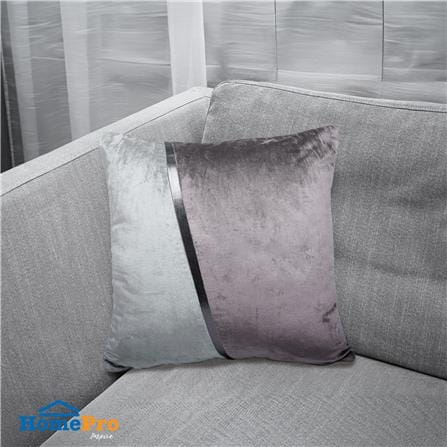 หมอนอิง HOME LIVING STYLE LEXY 18X18 นิ้ว สีเทา_5