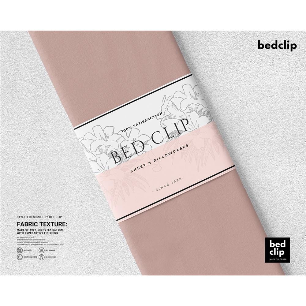 ปลอกผ้านวม BED CLIP MICROTEX 100X80 นิ้ว สี M08