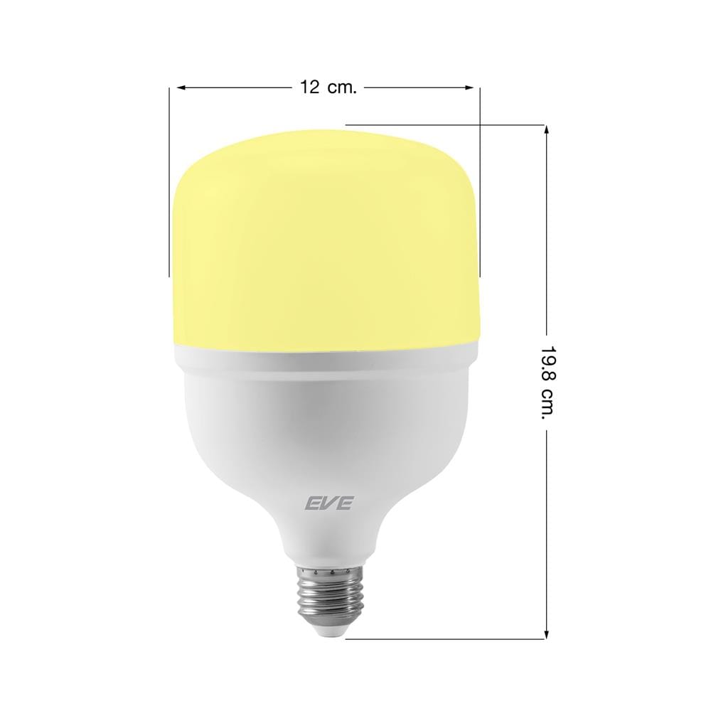 หลอด LED EVE HIGHWATT SHOP 40 วัตต์ WARM WHITE E27