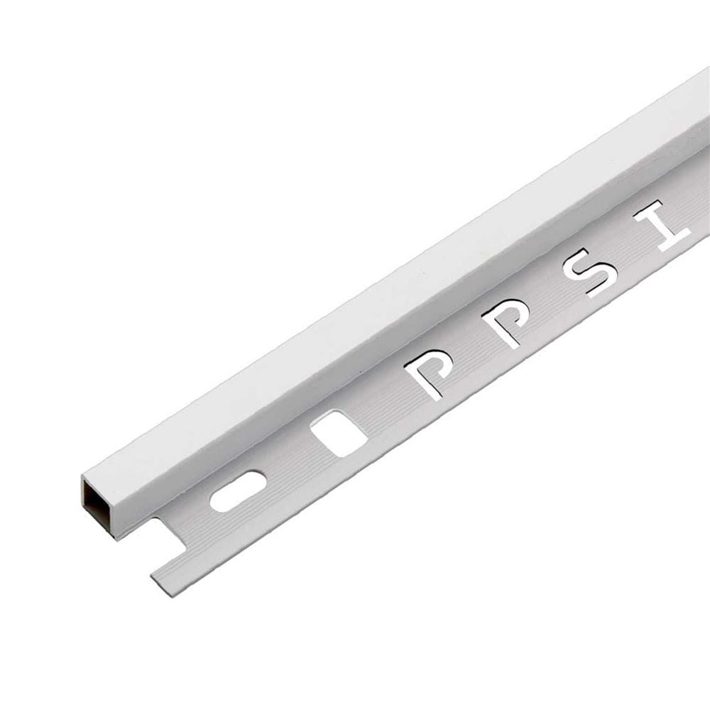 คิ้ว PVC เหลี่ยม PPSI PQG 1202013 12 มม. 2 ม. สีเทาอ่อน