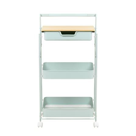 ชั้นวางของ 3 ชั้น มีล้อ STACKO JOLIE 45.3x29.6x87.5 ซม. สีฟ้าอ่อน_2