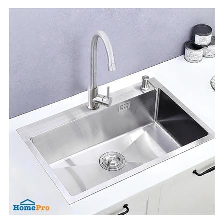ซิงค์ฝัง 1 หลุม PARNO AP-5045 สีเงิน_2